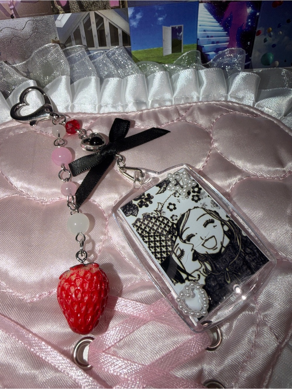 🫧🍓anime NANA strawberry keychain🍓🫧